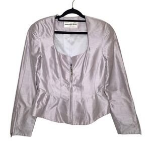 VINTAGE Thierry Mugler Light Lavender Silver Pink Women's Jacket